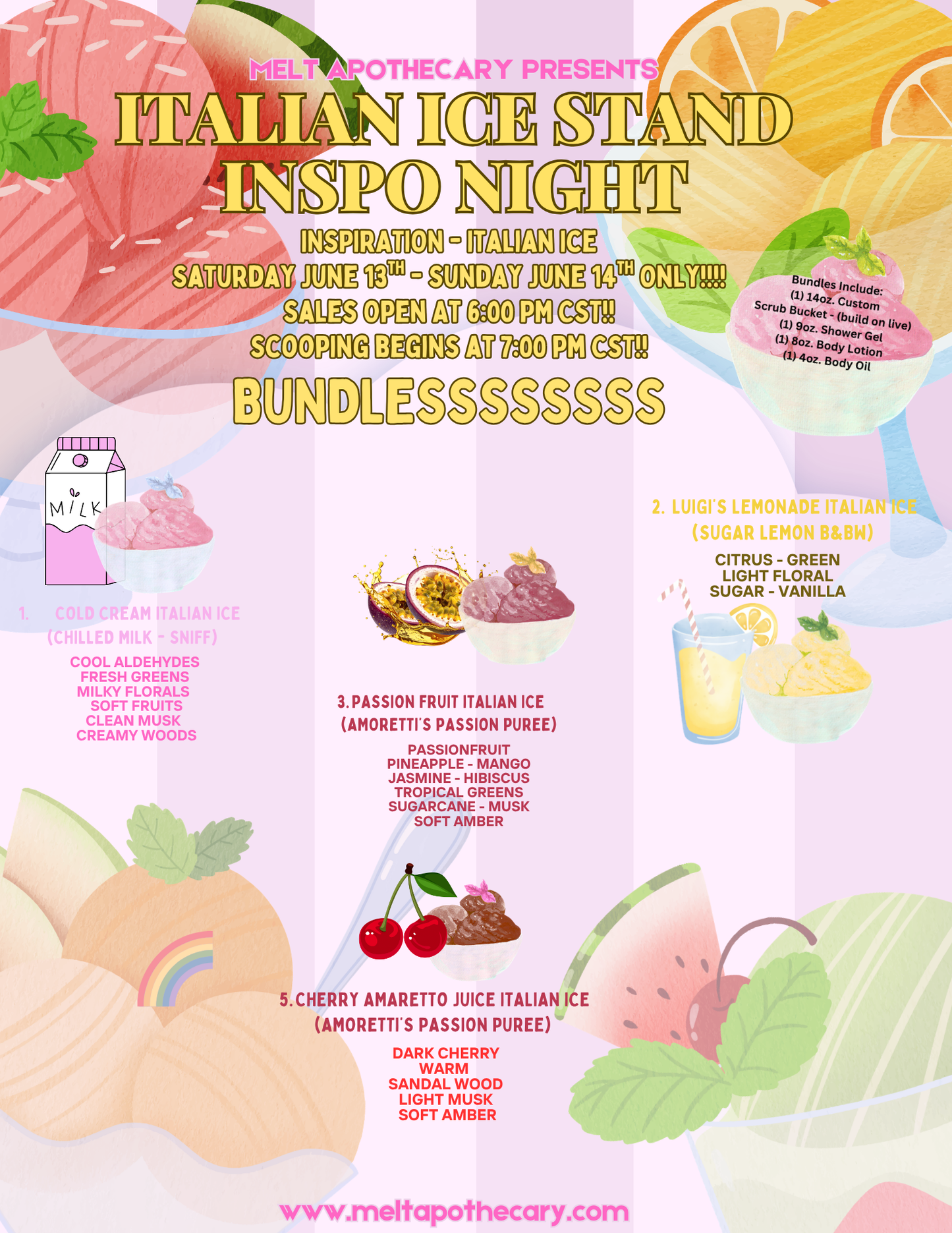 Italian Ice Stand Bundles