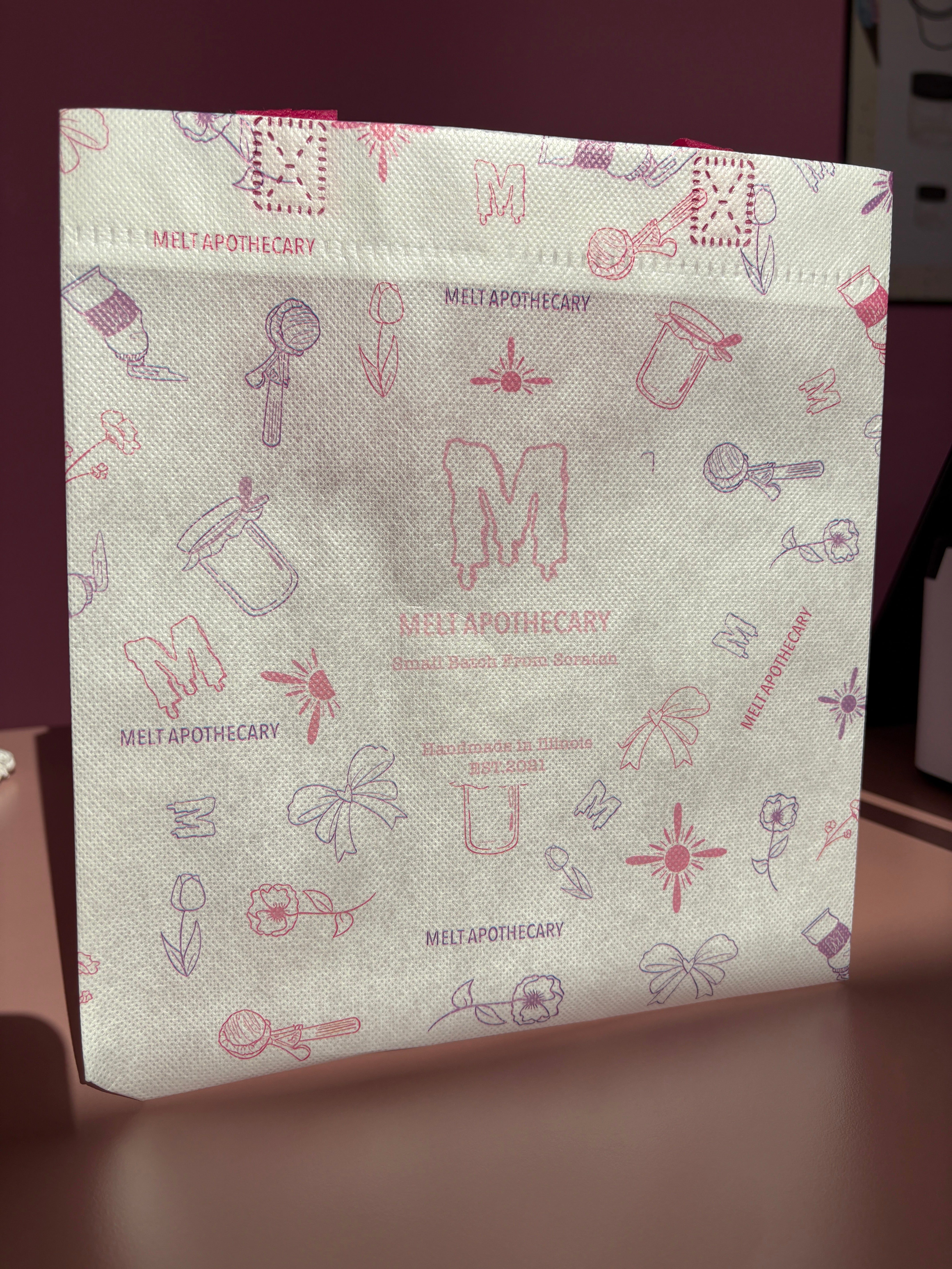 melt the lady logo tote bag meltthelady melt the lady logo tote 